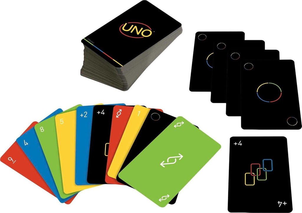 Mattel UNO Minimalista card game components