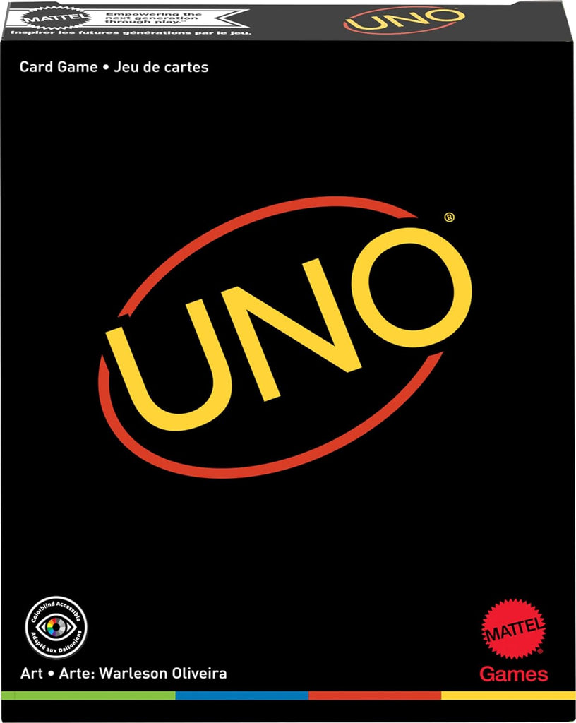 Mattel UNO Minimalista card game 3D cover