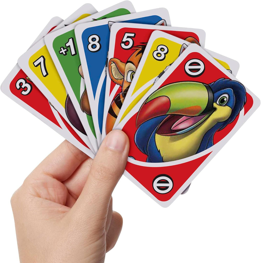 Mattel UNO Junior cards in hand